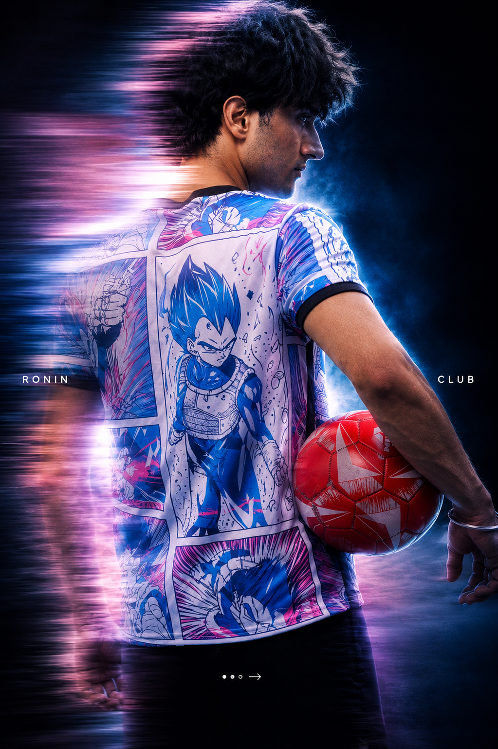 Vegeta Manga Panel Jersey