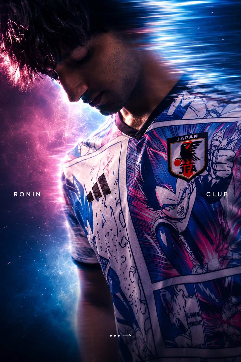 Vegeta Manga Panel Jersey