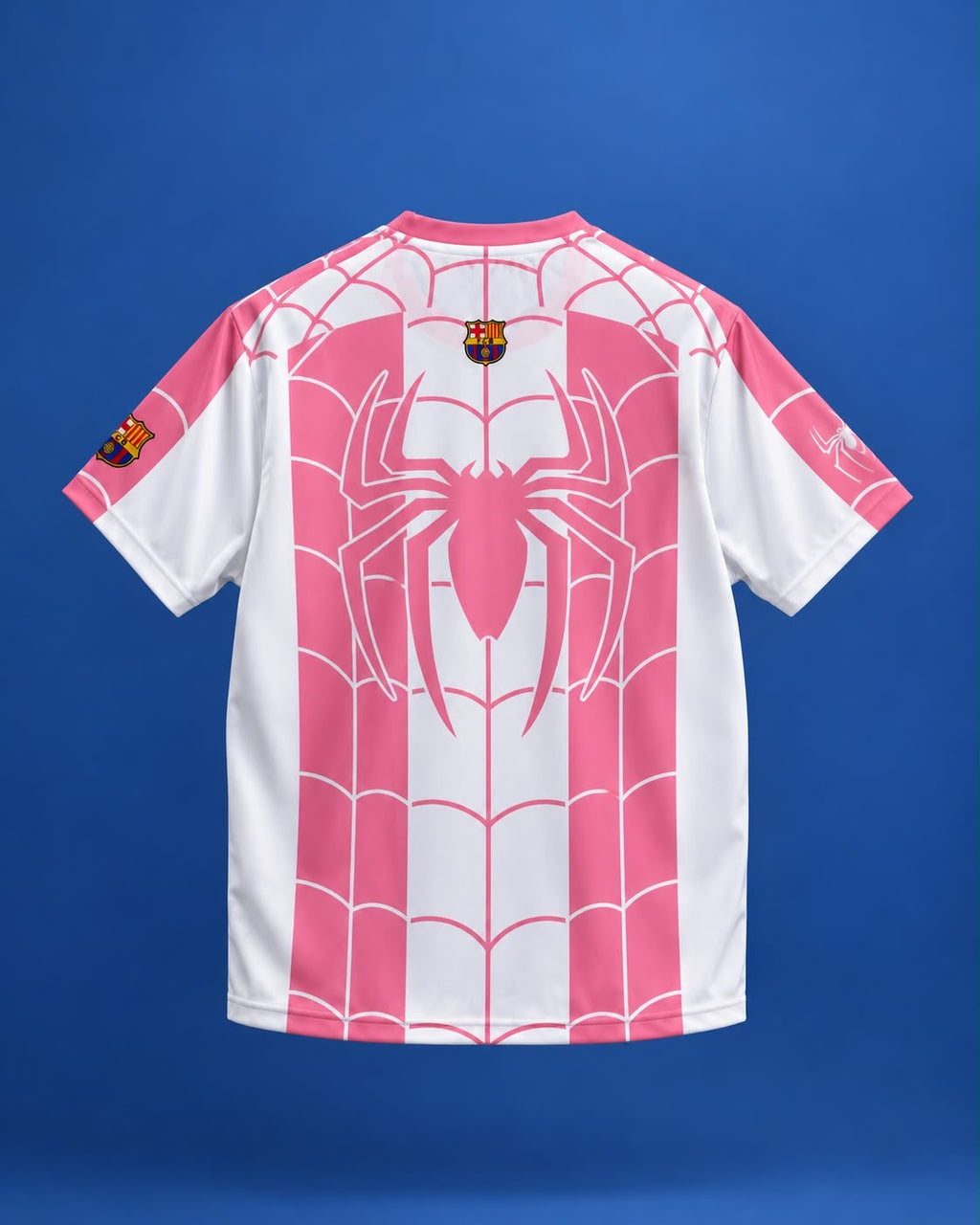 Pink Spidy x Barca jersey