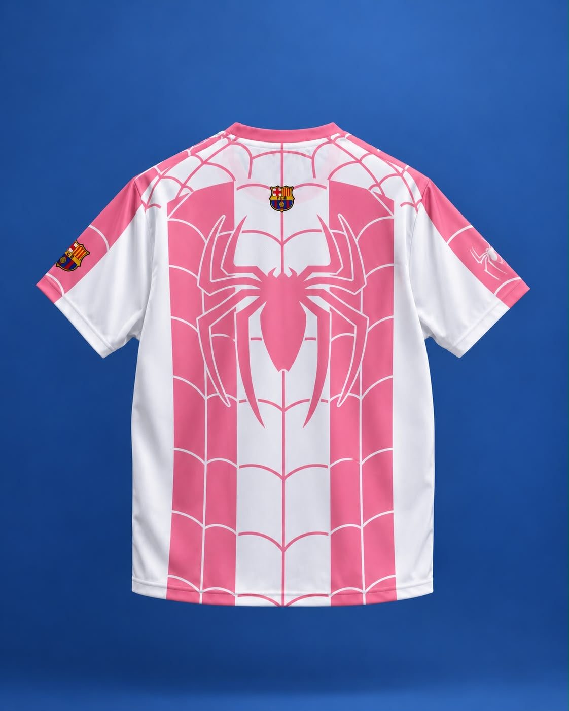 Pink Spidy x Barca jersey