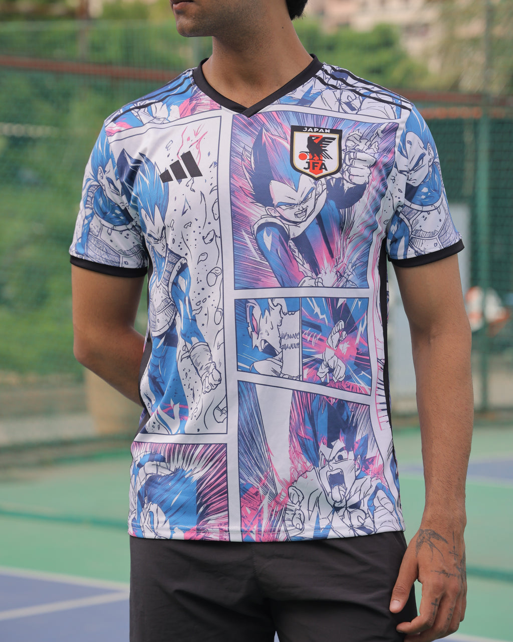 Vegeta Manga Panel Jersey