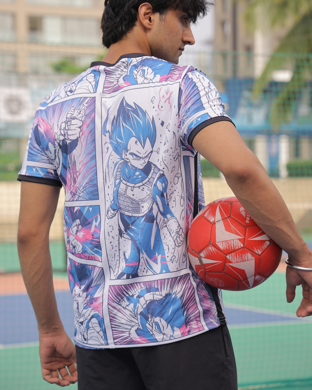 Vegeta Manga Panel Jersey